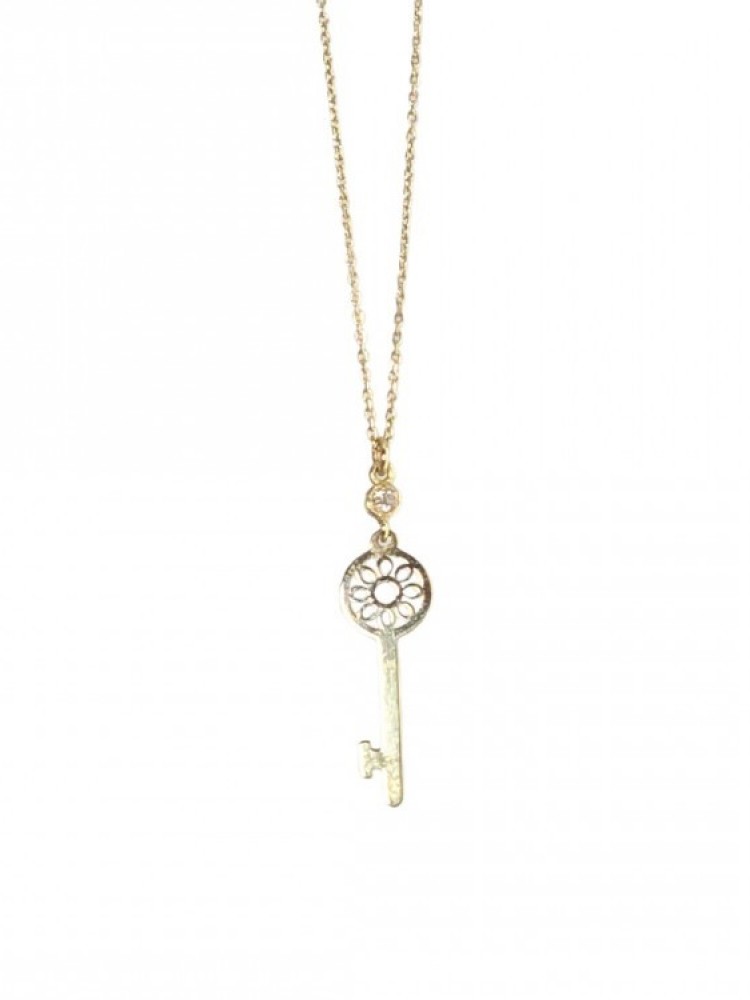 14 AYAR ALTIN & PIRLANTA KOLYE